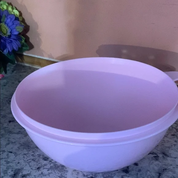 Pink Kitchen Storage Bowl with Lid - Picture 2 of 4